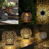 Mubeen Solar LED Garden Shadow Cast Lantern - Solar Light