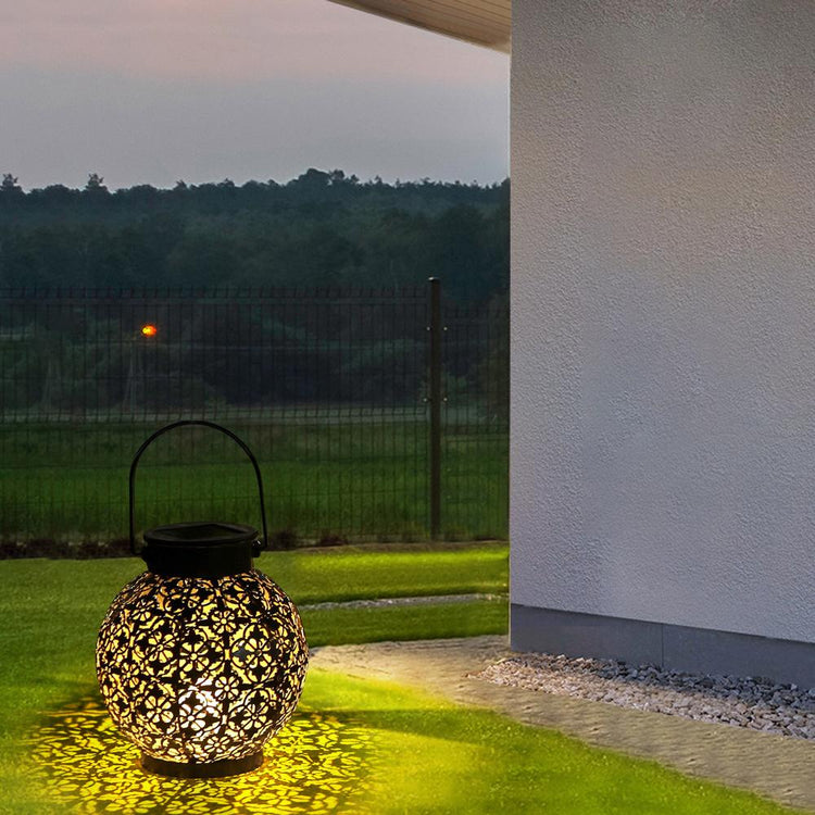 Mubeen Solar LED Garden Shadow Cast Lantern - Solar Light