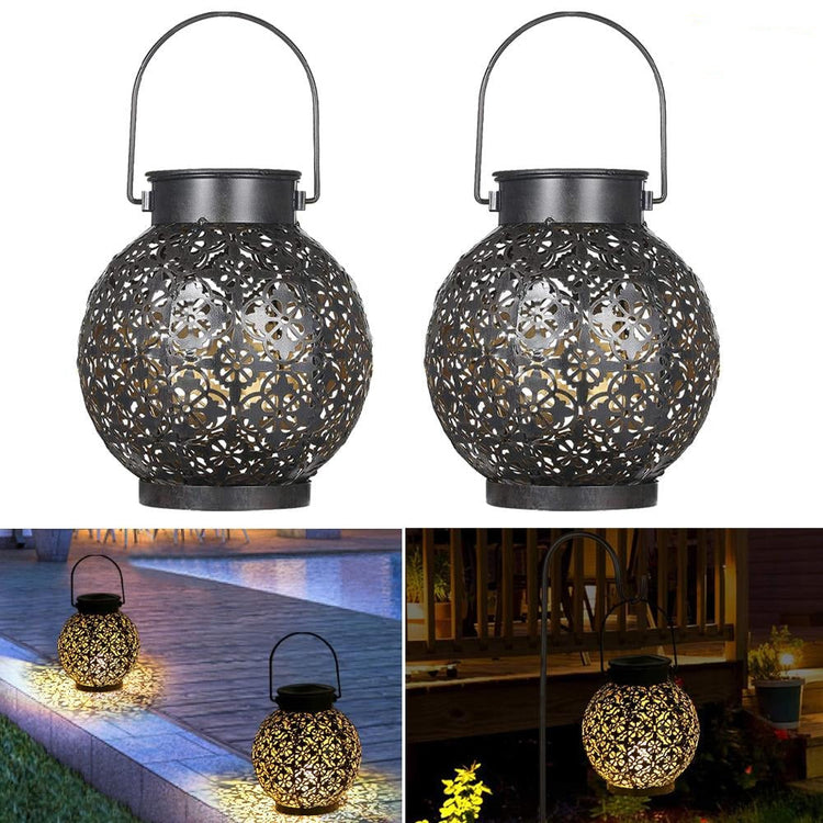 Mubeen Solar LED Garden Shadow Cast Lantern - Solar Light