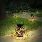 Mubeen Solar LED Garden Shadow Cast Lantern - Solar Light