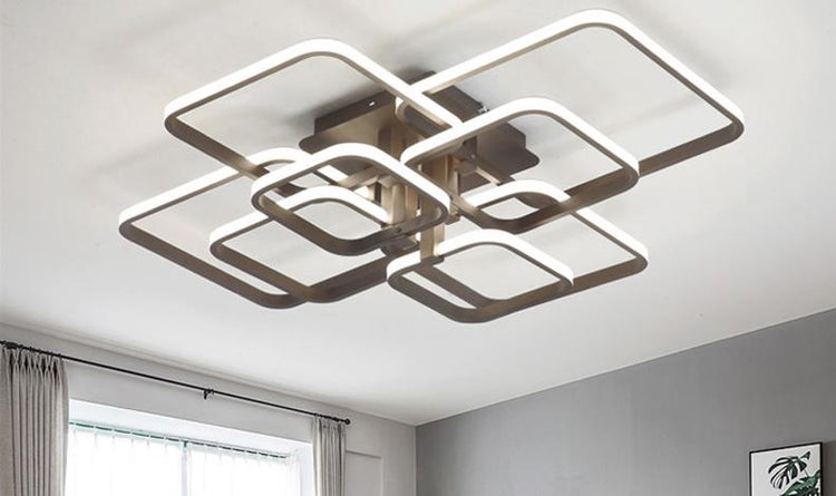 Multiple Square Shapes Chandelier - Chandelier