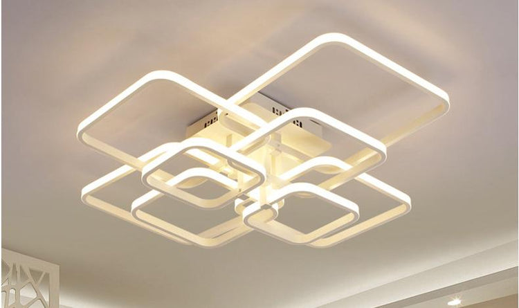 Multiple Square Shapes Chandelier - Chandelier