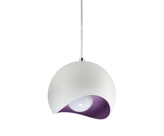 Nira - Artistic Dome Pendant Lamp - Purple Individual - 