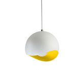 Nira - Artistic Dome Pendant Lamp - Yellow Individual - 