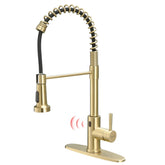 Noah Golden Kitchen Faucet - Gold - Faucet