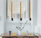 Nordic Long Cylinder Wood Pendant Light - Pendant Lamp