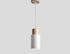 Nordic Long Cylinder Wood Pendant Light - White / Small - 4 
