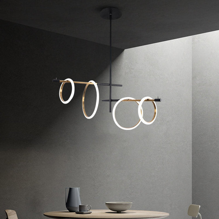 Nordic Magnetic Rings Chandelier (4 rings) - Chandelier