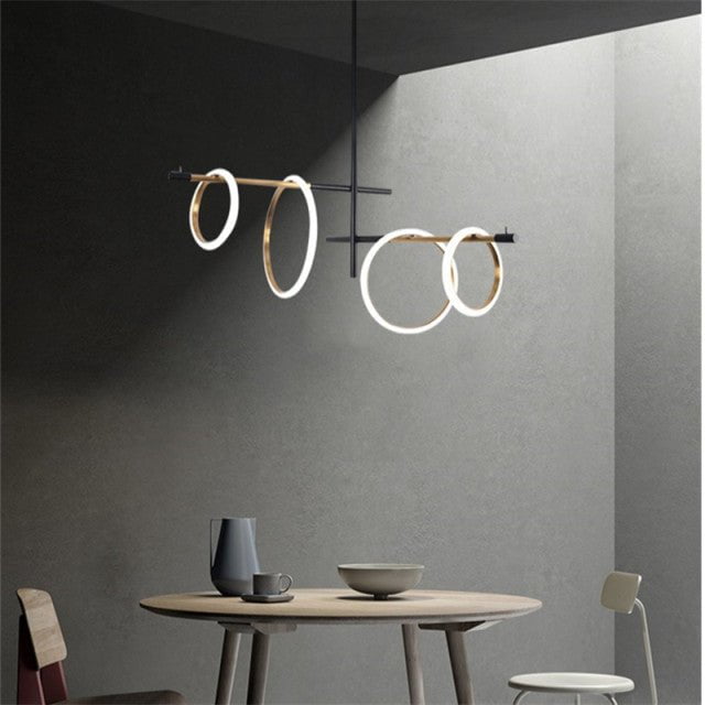 Nordic Magnetic Rings Chandelier (4 rings) - Chandelier