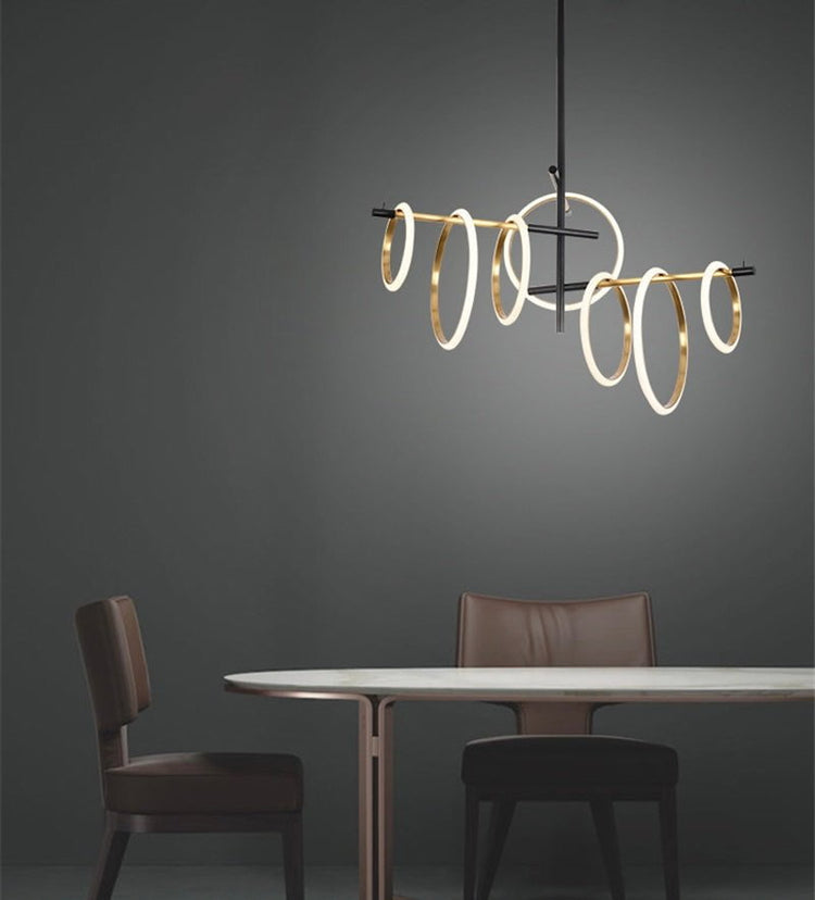 Nordic Magnetic Rings Chandelier (7 rings) - Chandelier