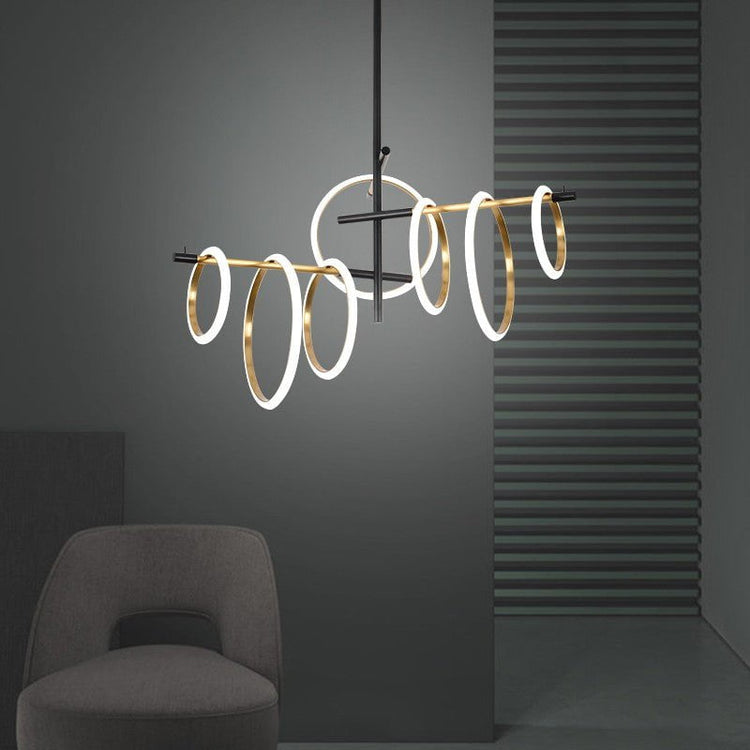 Nordic Magnetic Rings Chandelier (7 rings) - Chandelier