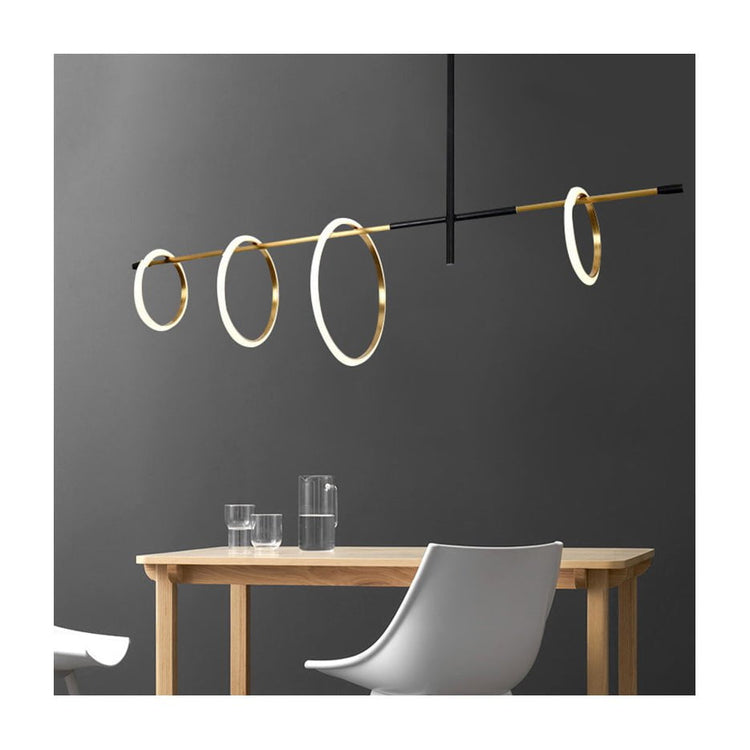 Nordic Magnetic Rings Horizontal Chandelier - Chandelier