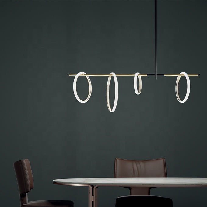 Nordic Magnetic Rings Horizontal Chandelier - Chandelier