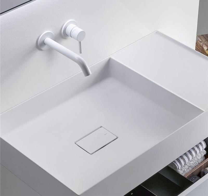 Nordic Minimal Wall mounted Bath Faucet - White / 8.2 - 