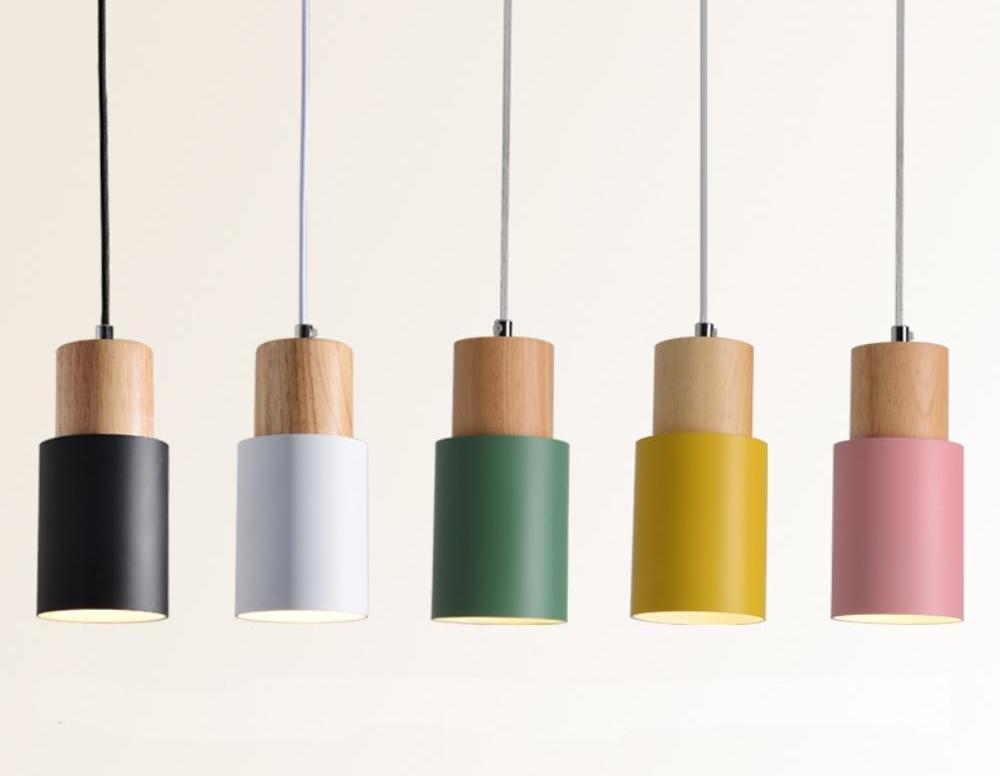 Nordic Modern Wood Base Pendant Lamp - Pendant Lamp
