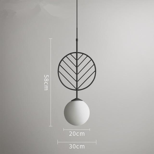 Nordic Oval Shaped Pendant Lamp - Gray / Medium - 12 x 23 - 