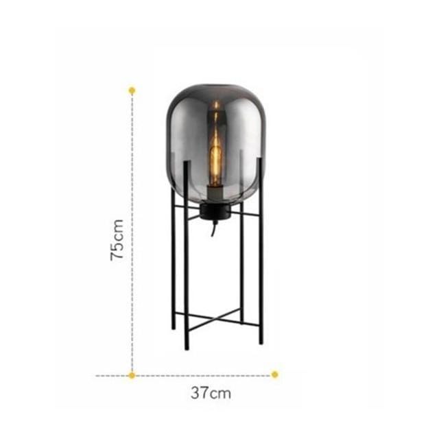 Nordic Post Modern Bubble Shaped Floor Lamp - Large / Black 