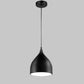 Nordic Sleek Pendant Lamp - Black / 1 / Round - Pendant Lamp