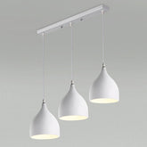 Nordic Sleek Pendant Lamp - White / 3 / Linear - Pendant 