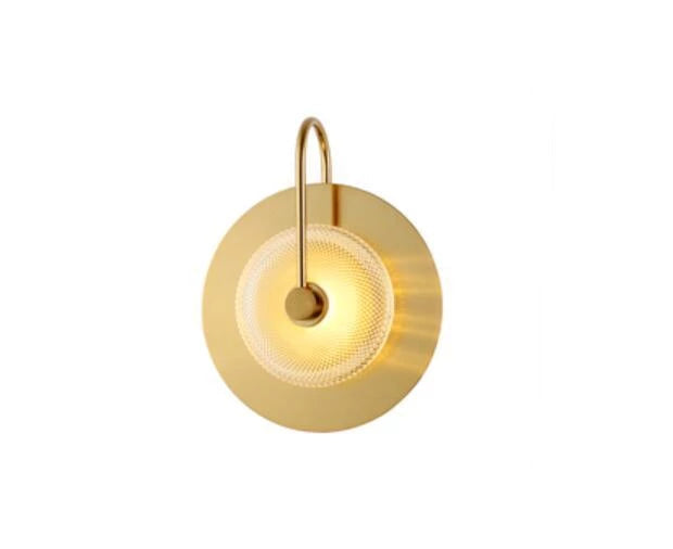Nubility - Circular Decorative Wall Lamp - Gold / Small - 12