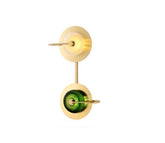 Nubility - Circular Decorative Wall Lamp - Green & Gold / 