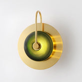 Nubility - Circular Decorative Wall Lamp - Green / Small - 