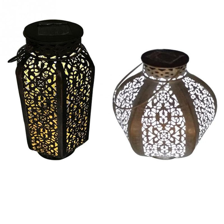 Oriental Themed Hanging Garden Lantern - Outdoor Light