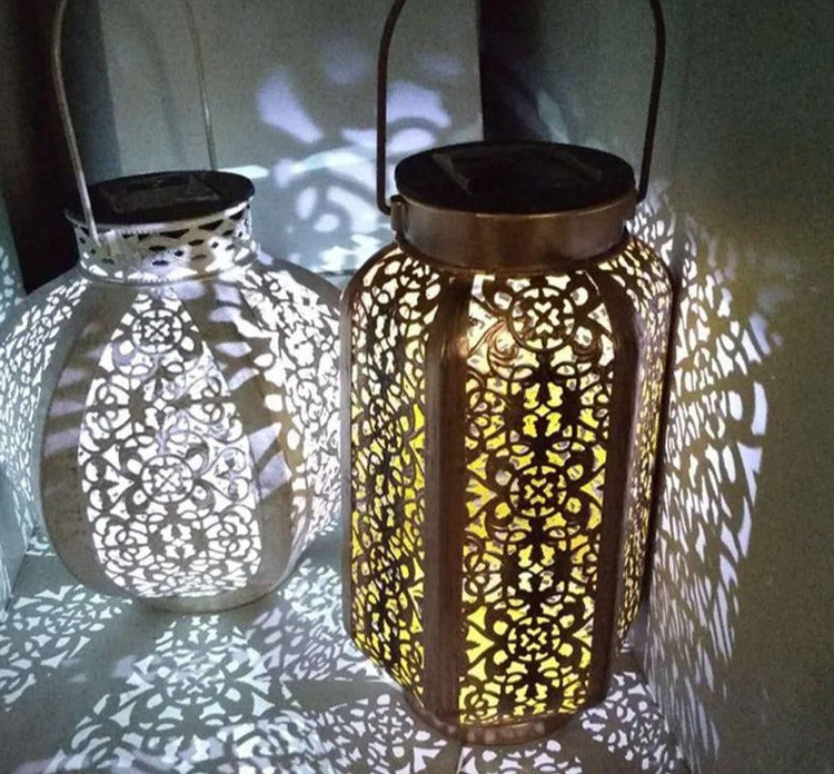 Oriental Themed Hanging Garden Lantern - Outdoor Light