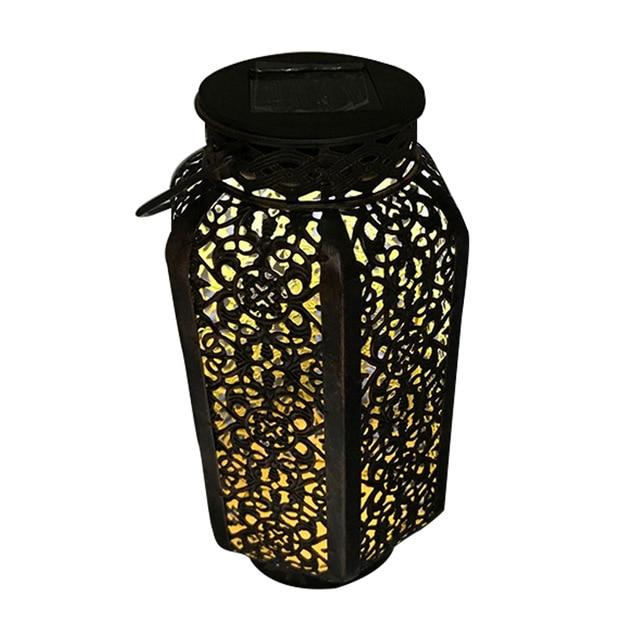 Oriental Themed Hanging Garden Lantern - Tall - Outdoor 