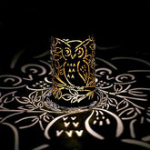 Owl Shadow Cast Solar LED Garden Lantern - Solar Light