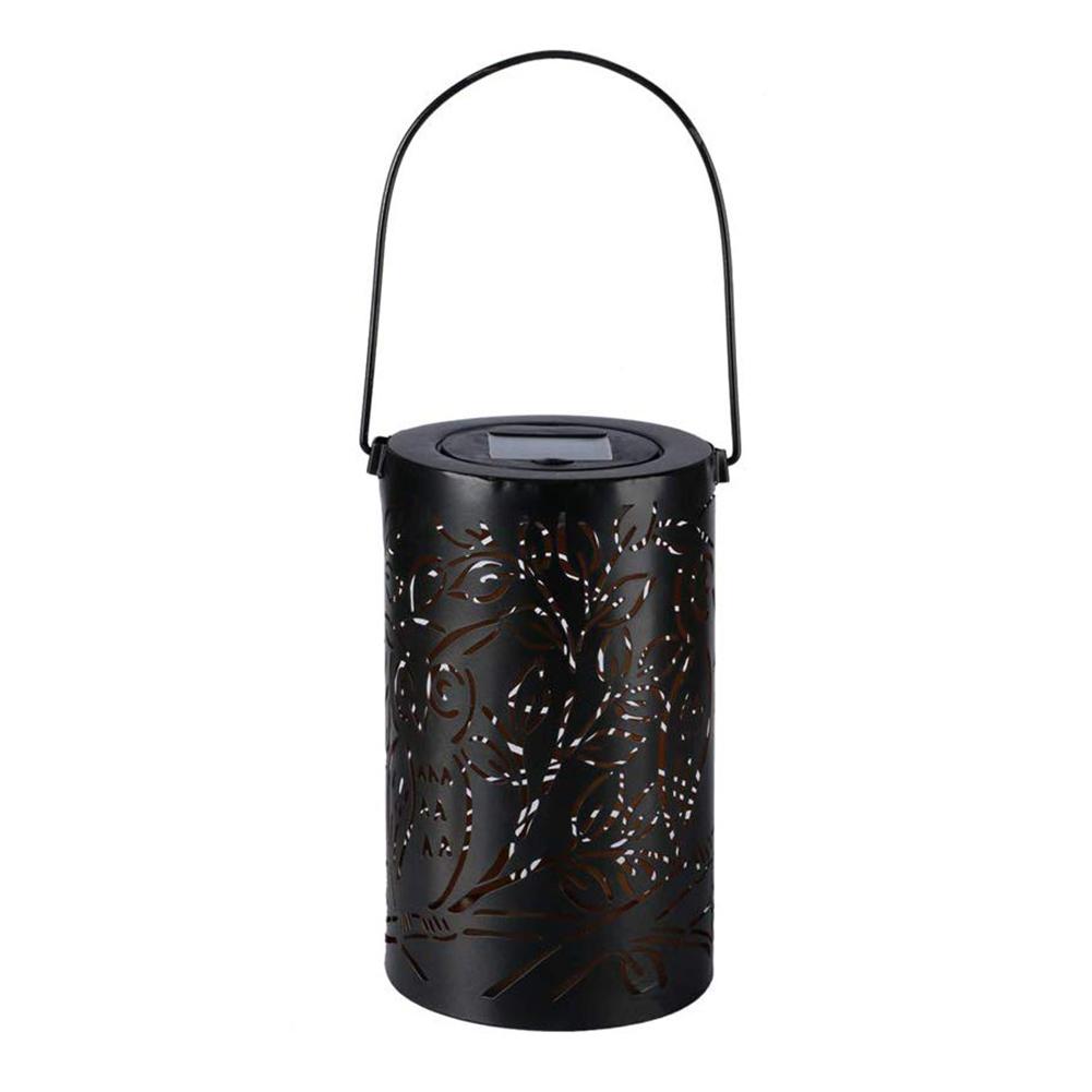 Owl Shadow Cast Solar LED Garden Lantern - Solar Light