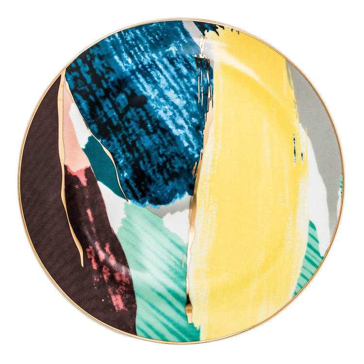 Pastel Abstract Style Plate Collection - Blue Period / 