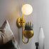 Pleasing Planter Globe LED Wall Mounted Bed Lamp - Gold - 
