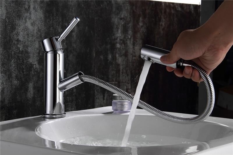 Pull Out Hose Bath Faucet - Faucet