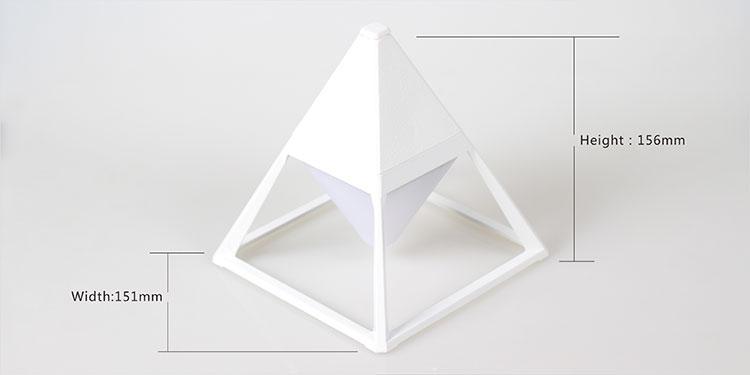 Pyramid Shaped Touch Desk Lamp - Table Lamp