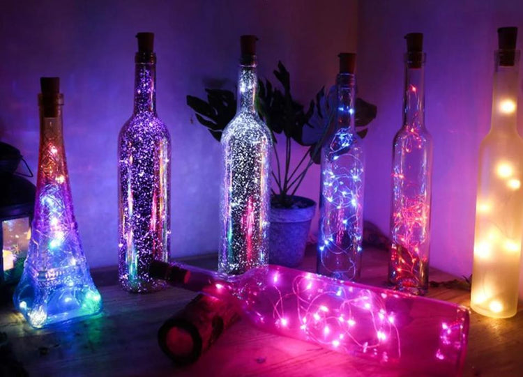 Radiant Wine Bottle LED Fairy Lights - Decorative Light