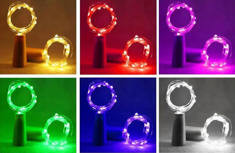 Radiant Wine Bottle LED Fairy Lights - Decorative Light