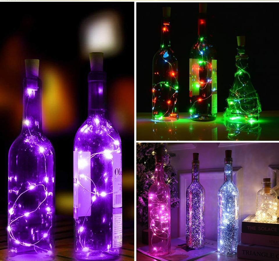 Radiant Wine Bottle LED Fairy Lights - Decorative Light
