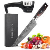 Razor Sharp Wooden Handle Chef Knife - Dining Set
