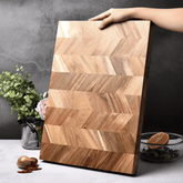 Rock Solid Rectangle Wooden Cutting Board - Kitchen 