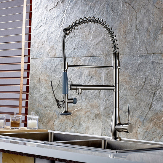 Selma Steel Kitchen Faucet - Faucet