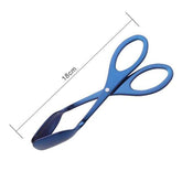 Sexy Barbeque Stainless Steel Scissor Tongs - Blue - Cutlery