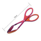 Sexy Barbeque Stainless Steel Scissor Tongs - Rainbow Red - 