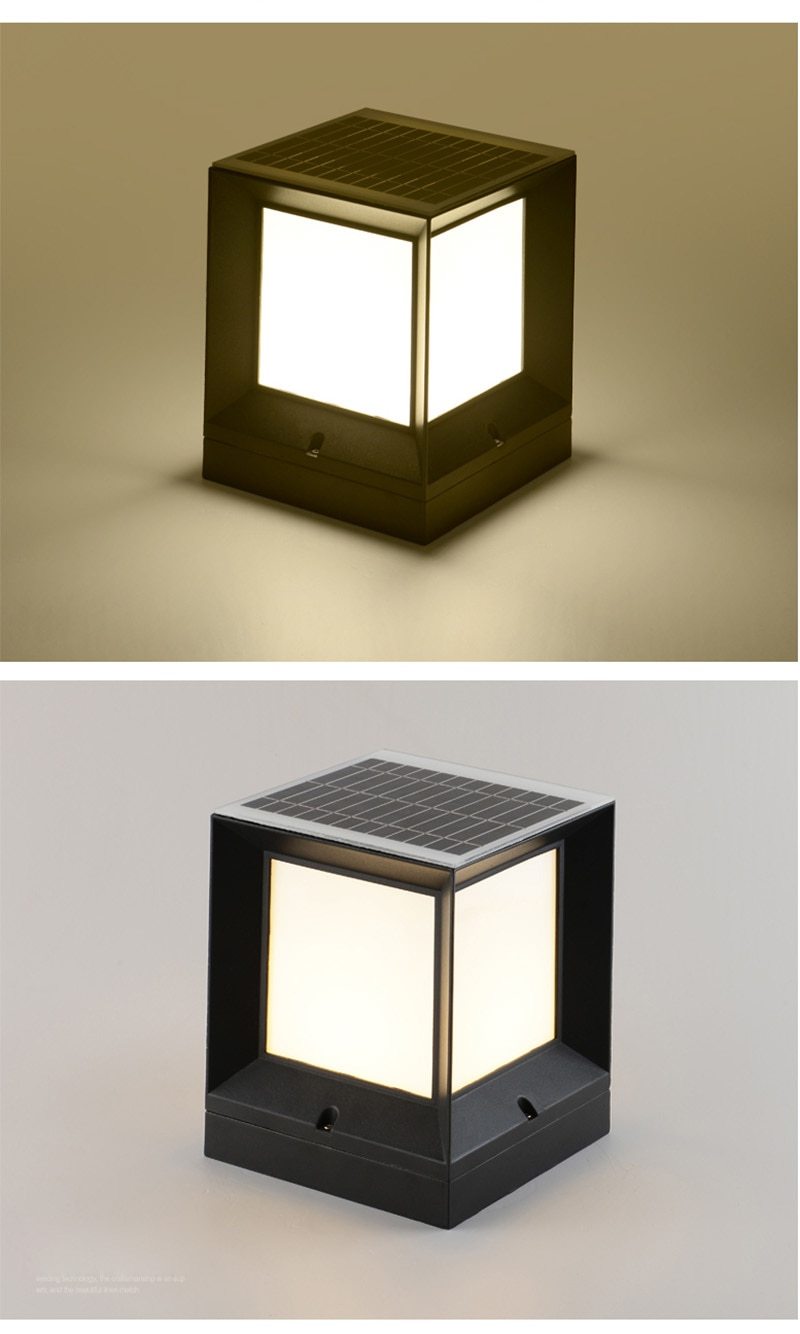 Simple Outdoor Cube Lamp - Outdoor Light