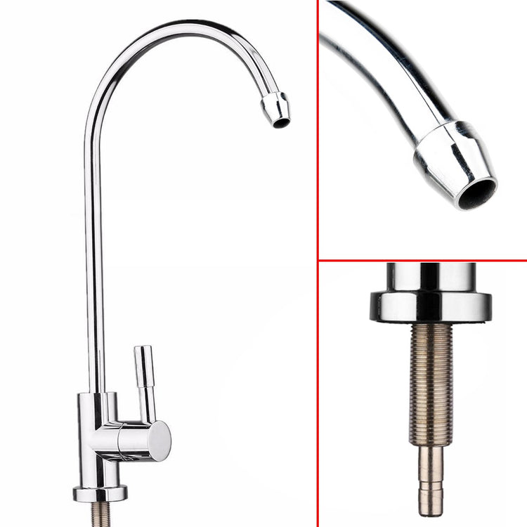 Sleek Long Kitchen Faucet - Faucet