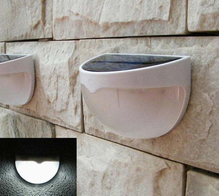 Solar Flush Mounted Wall Light - White / 1 - Solar Light