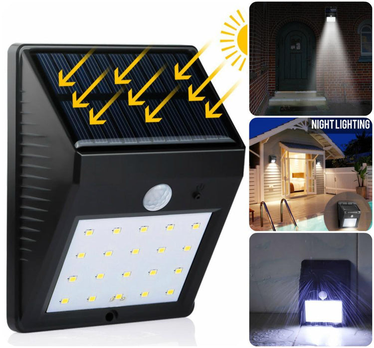 Solar Motion Sensor Wall Light - Solar Light