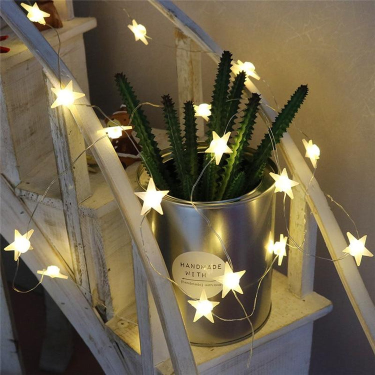 Star Shaped Fairy String Lights - Decorative Light