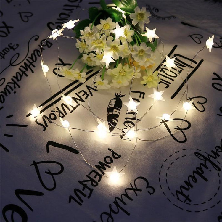 Star Shaped Fairy String Lights - Decorative Light