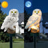 Staring Owl Solar LED Garden Light - White - Solar Light